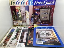 Lot of 11 Cross Quick Just Cross Stitch Stoney Creek Cross Stitch Country Craf