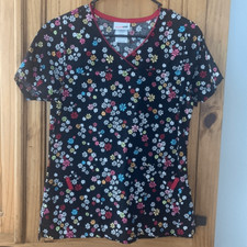 Scrubstar floral print scrub top