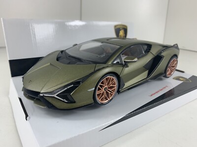 Bburago 1:18  Lamborghini SIAN FKP 37  matt-olive NEU