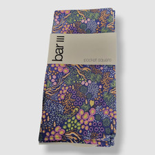 Bar III Men's Blue Floral Handkerchief Cotton Pocket Square Hanky