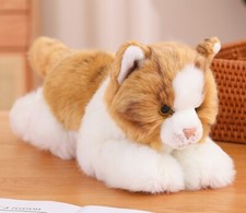 Lying Cat New 13 Inch Pillow Stuffed Animal Plush Toys Toddler Doll Kids Gifts