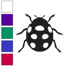 Ladybug Bug Insect, Vinyl Decal Sticker, Multiple Colors Sizes 2924