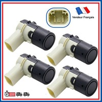 Partsline 4 Parkhilfe Sensor Radar Schwarz RüCkfahr Hinten Winkel 90° 9652965177