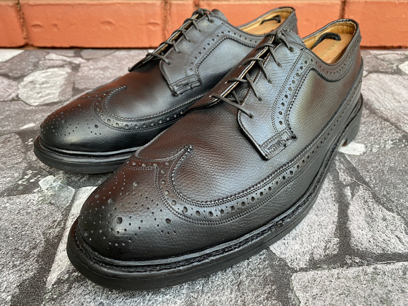 Florsheim Vintage Royal Imperial Wingtip Kenmoor V Cleat 92604 Sz 