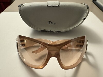 Rare Y2K Vintage Dior Airspeed 2 Sunglasses Pink Metallic  display picture 2