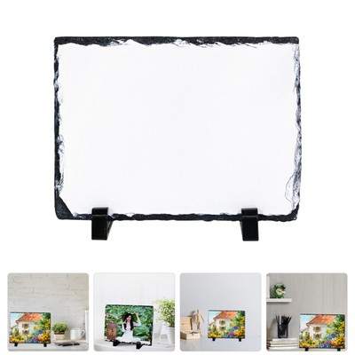 Rock Frame Platen Picture Smooth Surface Photo Stone Frames