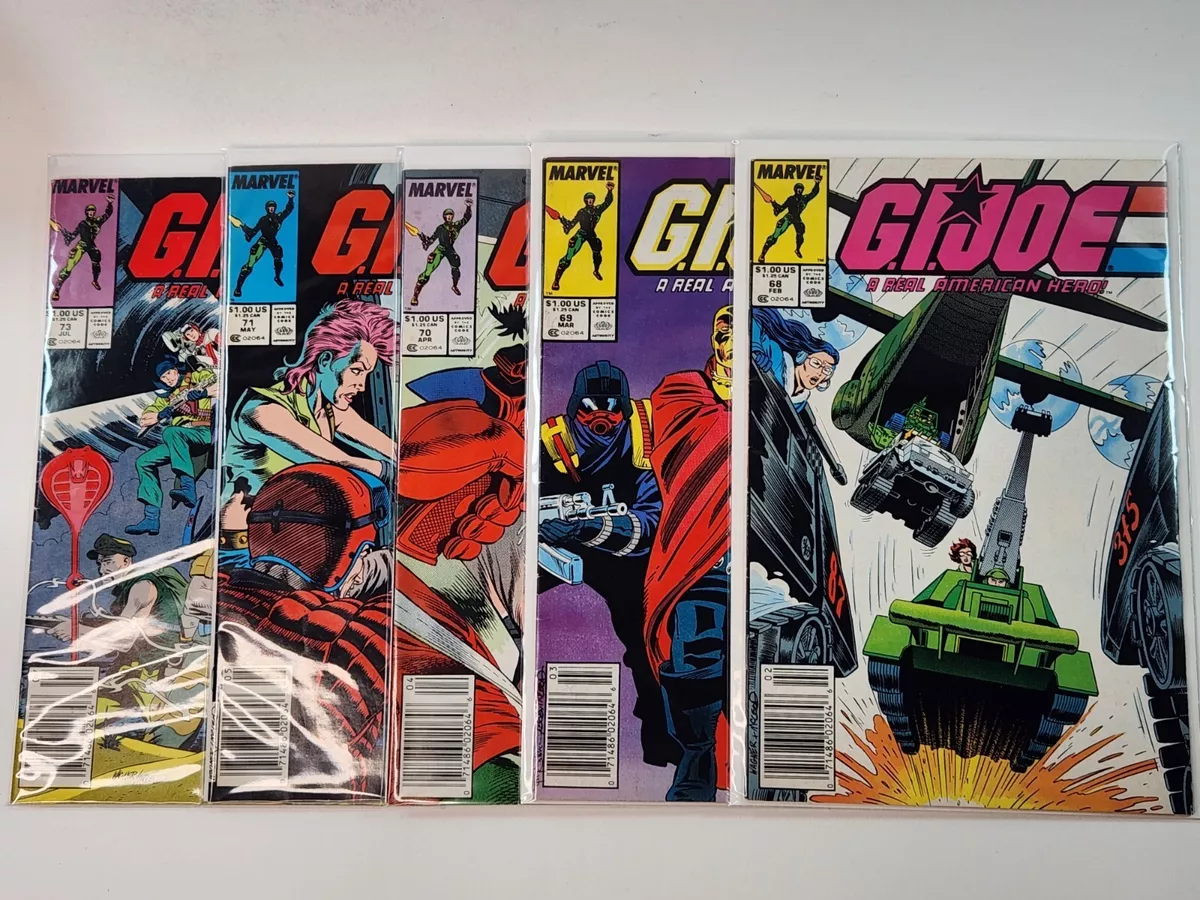 Is This Hero For Real 73 G.I. Joe A Real American Hero 68 69 70 71 73 Marvel Comics 5 Book Lot 1988  | eBay