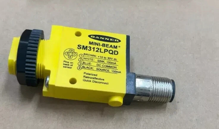 1PC For Mini-beam SM312LPQD 49771 10-30VDC NPN/PNP 4Pin Photoelectric Sensor - Image 2 of 3