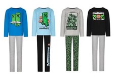 Minecraft Schlafanzug 2 Teiler Pyjama Nachtw�...