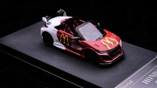 Mortal 1/64 S660 Mugen Convertible Diecast Toys Car Models Gift Collection - Picture 24 of 35
