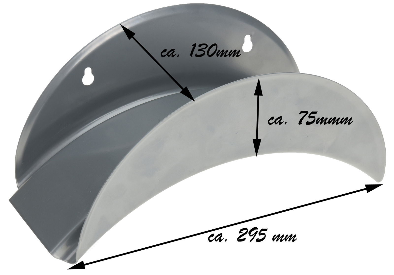 Muyohix Gartenschlauch Halterung - 2 Stück Metall Wandhalterungen