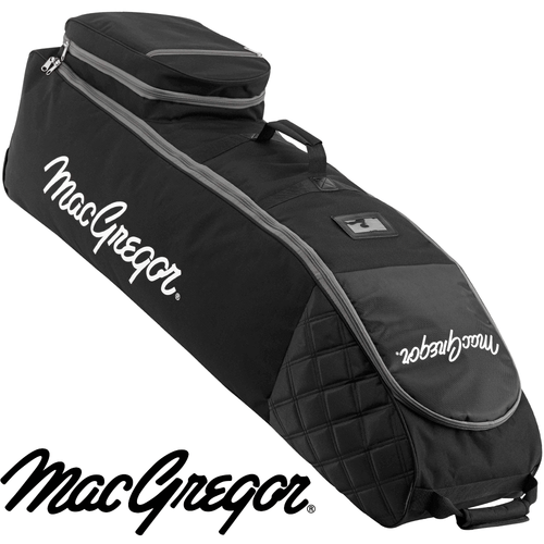 MACGREGOR XL DELUXE WHEELED PADDED GOLF BAG FLIGHT COVER TRAVEL COVER - Picture 1 of 3
