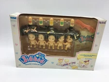 Playful Quints 1990 Tyco Lot Dolls Tiny Baby PLAYSET Rare Sealed# NIB [EM]
