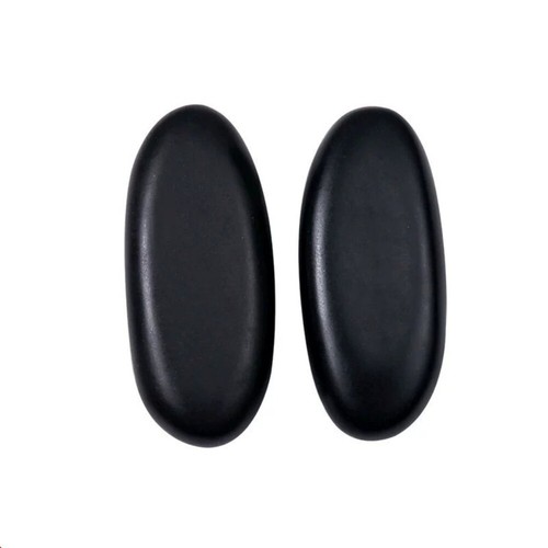2 Large Basalt Hot Massage Stones Lava Stones For Body Massage - Picture 6 of 7