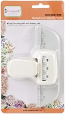 DRESS MY CRAFT/CRAFTER'S 3PL Paper, Dotted Heart Border Punch