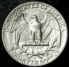 1964‑D 90% Silver Quarter-Reverse Die Break Error-Claws & Arrows-Weak Tail