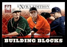 Andrew Heaney Steve Okert 2012 Elite Extra Edition #8 Building Blocks Trio