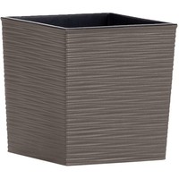 PflanzgefäßE Blumengefäß Pflanztopf Blumentopf Nizza Groove Grau 30 X 30,5 Cm
