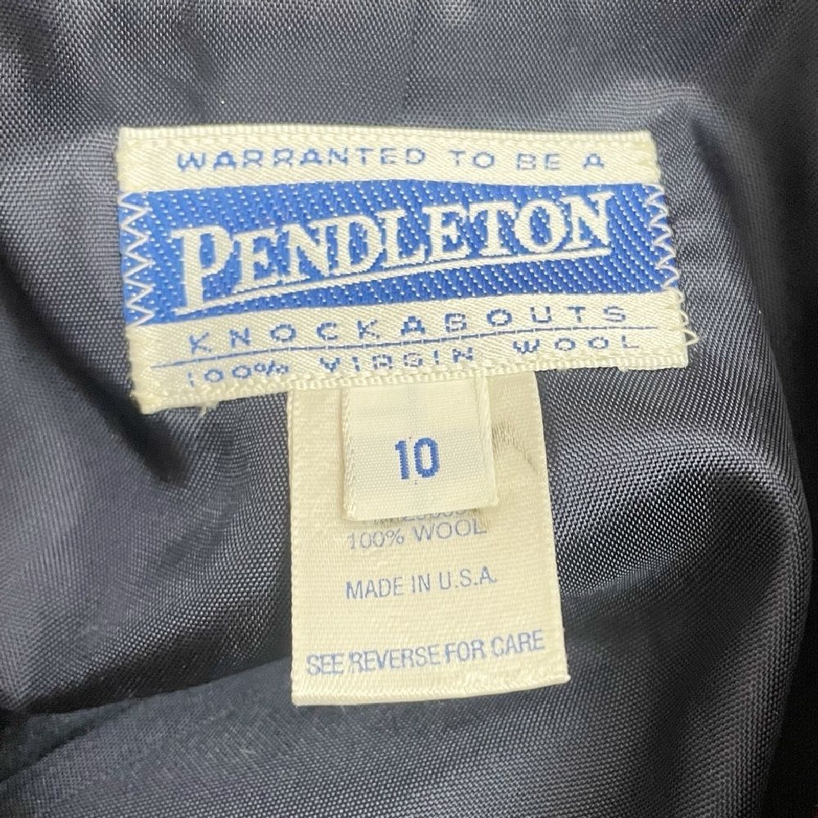 Pendleton Knockabouts Virgin Wool Zip Front Jacke… - image 12