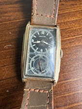 Rare Hamilton Seckron Doctor's Watch Black Dial 980B Running