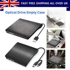 Masterizzatore unità scrittura DVD CD RW esterno sottile USB 3.0 custodia vuota per PC portatile