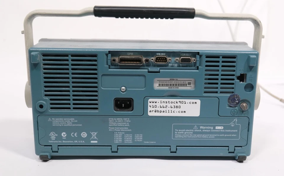 Tektronix TDS3032C 300 MHz 2CH DPO Oscilloscope with TRG / FFT / 3GV Modules - Image 4 of 4