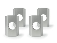 Ducati 750 900 1000 SS KÖWE  [SILBER] - Klemmbacken Kettenspanner Schwinge