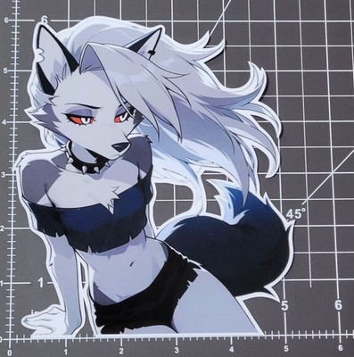 Helluva Boss Loona V5 Sticker 6''