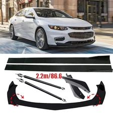 Front Bumper Lip Spoiler Splitter Car Body Rear For Chevrolet Malibu