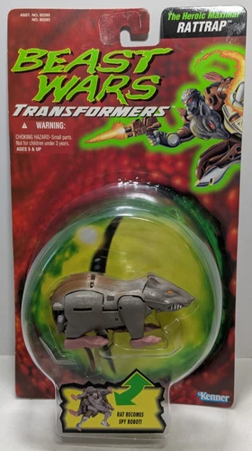 Transformers Beast Wars Rattrap Vintage 1995 SEALED Heroic Maximal Hasbro Kenner