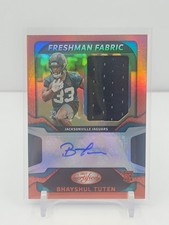 BHAYSHUL TUTEN 2025 CERTIFIED ROOKIE PATCH AUTOGRAPH ORANGE FOIL! RC! #034/249!