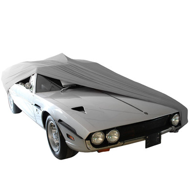 Indoor Autoabdeckung  passend für Lamborghini Espada bespoke Stuttgart Grau S...