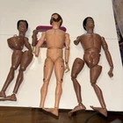 Vintage Hasbro 1964 GI JOE Action Figures Lot of 3 for PARTS