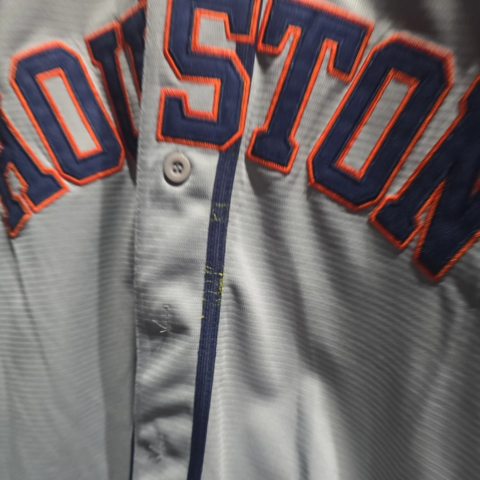 Мужская футболка Houston Astros Nike Jose Altuve MLB размер 3XL серая новая с бирками - Изображение 3 из 3