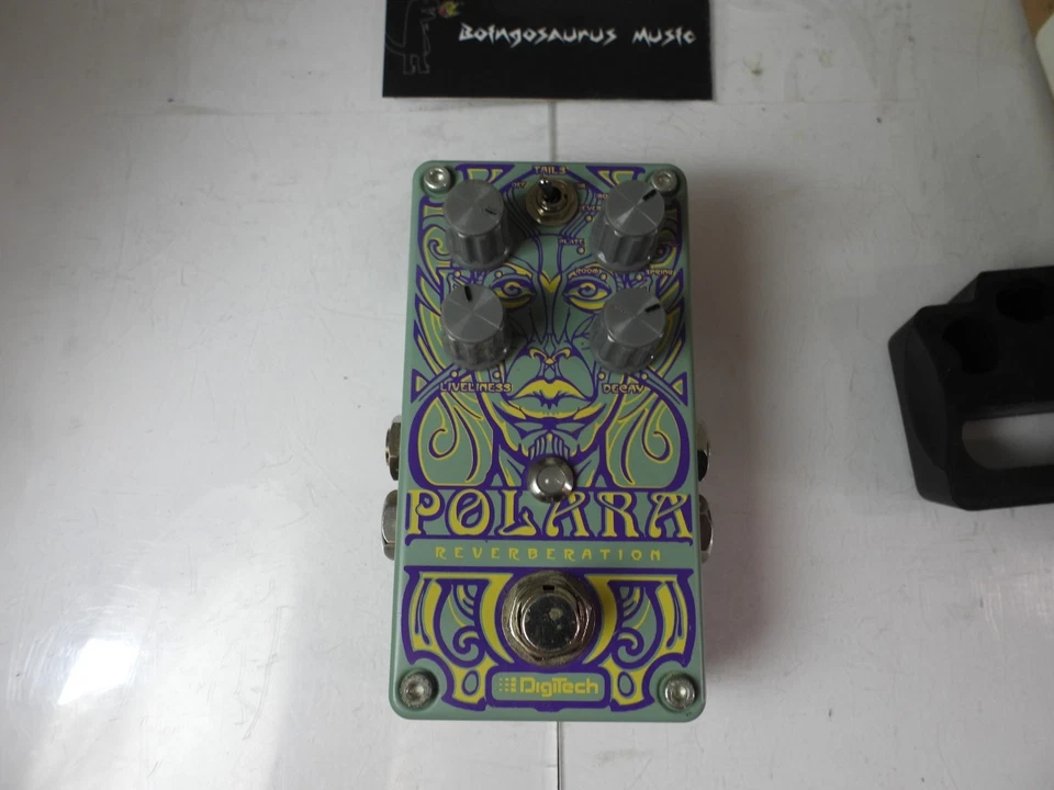 Digitech Polara Reverberation Stereo Reverb Effects Pedal Free USA Shipping - Image 2 of 4