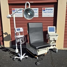 Ritter Midmark Power Exam Table 623 Black Stndrd Uphlstry *Premier Used Medical*