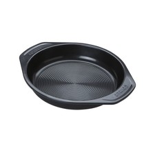 Image of Circulon Ultimum BW Cake Tin Black Steel Round Mould Non Stick Bakeware - 9"