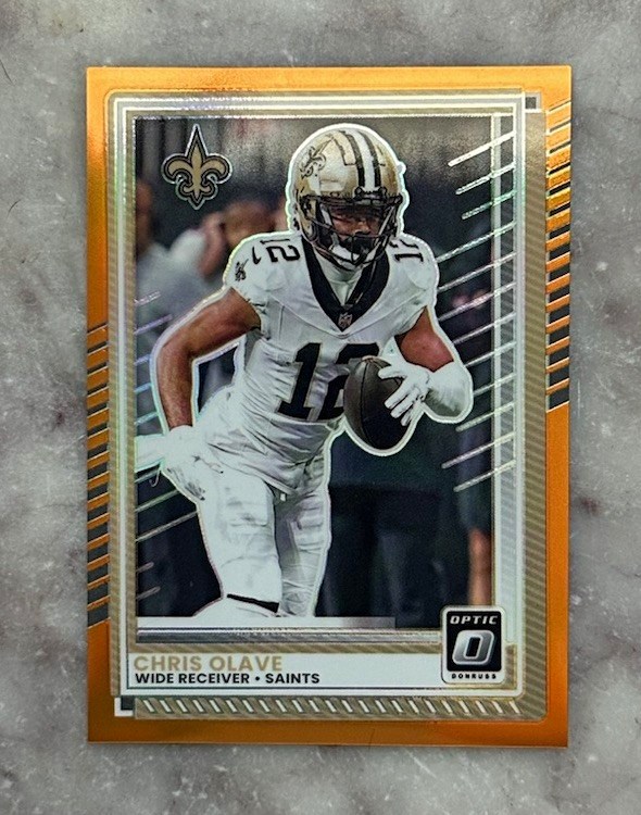 2024 Panini Donruss Optic Chris Olave Orange Prizm 293/299