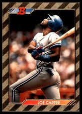 Joe Carter 1992 Bowman #667 Blue Jays MLB READ FREE SHIPPING AutographDen