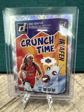 Kiki Iriafen Rookie Card CRUNCH TIME Diamond Holo SSP 2025 Panini Donruss WNBA