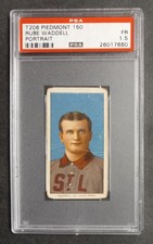 1909-11 T206 - Rube Waddell - HOF - Piedmont 150 - PSA 1.5 FR