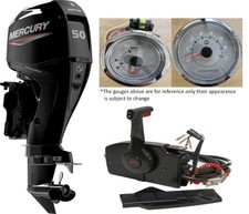MERCURY F 50 HP EFI Outboard Motor Engine F50 Power Trim Electric Start Remote
