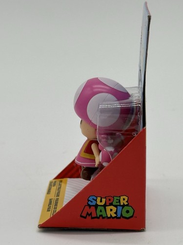 Figurine Nintendo Super Mario Pink Toadette 2" Jakks Pacific pour collection livraison gratuite - Photo 4/7
