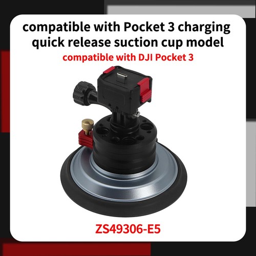 Aluminium Auto Saugnapf Kamerahalterung für DJI POCKET 3 Insta360 X4/OPRO 13 - Bild 28 von 35
