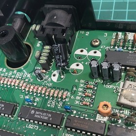 SNK NEO GEO AES Japanese Console RGB Bypass BIOS socket Recap AES3-6 #237881