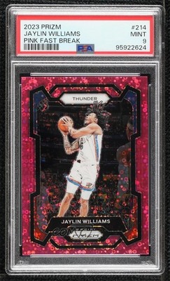 2023-24 Panini Prizm - Jaylin Williams #214 Pink Fast Break Prizm