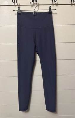 NWT Wilo The Label Ribbed Blue Ankle Length Leggings Women s Small Athleisure