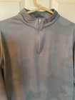 Peter Millar Youth Sz XL  Gray Camouflage 1/4 Zip Long Sleeve Golf Polo Top — photo 9