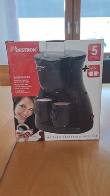 bestron kaffeemaschine ACM8007BE 450 watt, mit 2 tassen 