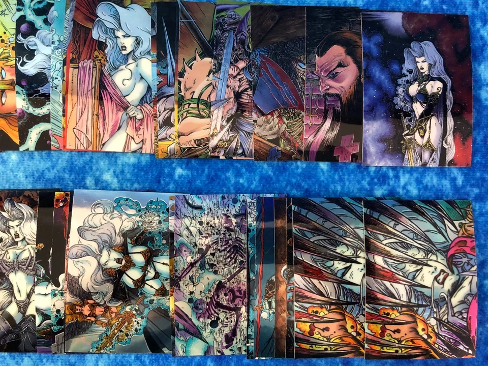 Lady Death Chromium Card Set 3 SINGLE Non-Sport Trading Card by Krome 1996 - Image 2 of 4